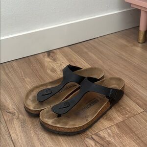 Birkenstock Women's Black Thong Sandals